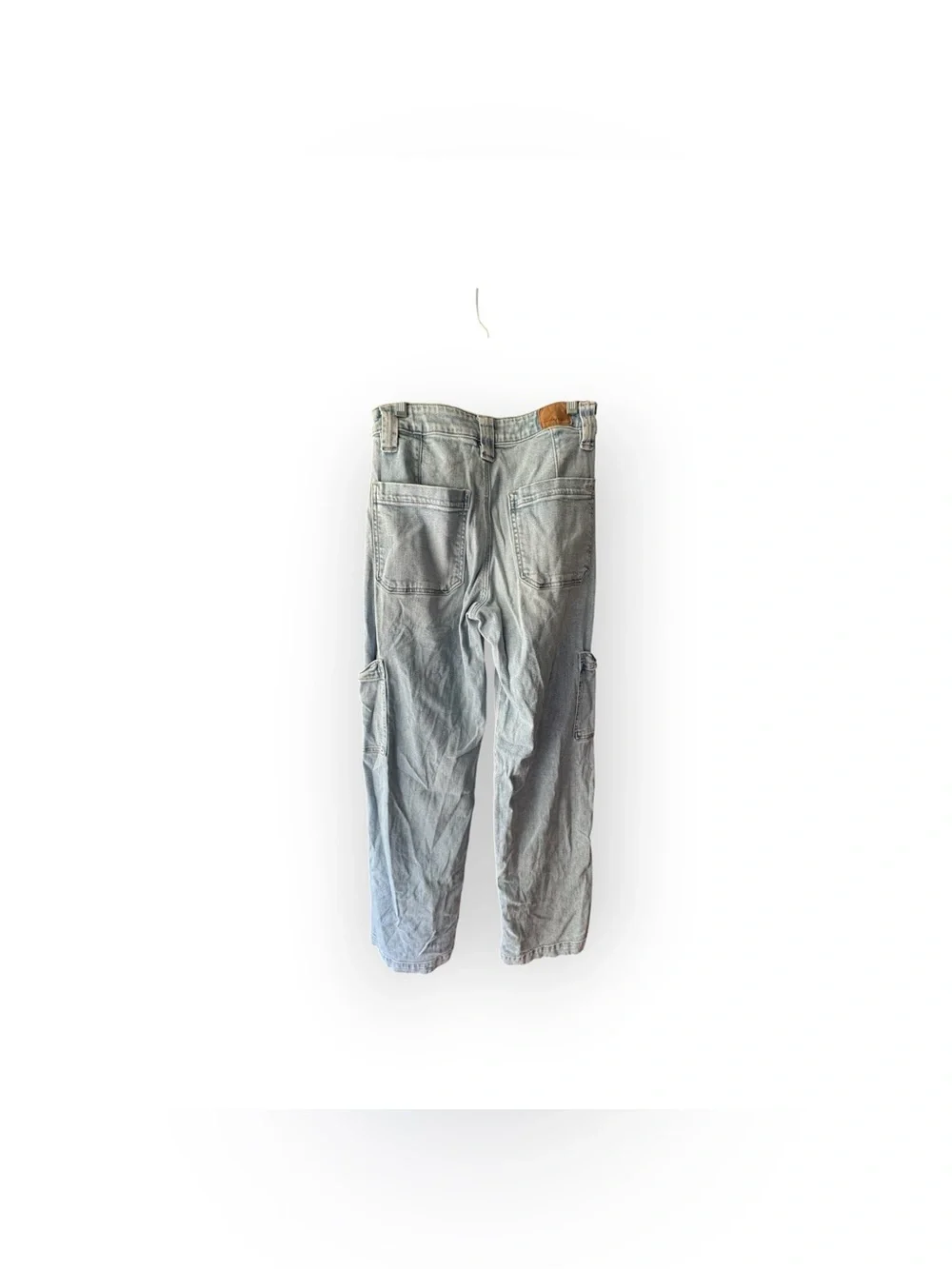 American Eagle Outfitters Light Wash Wide Leg Flare Jeans - Picture 3 of 6